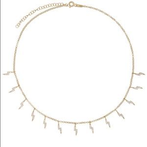 Adina’s jewels CZ lightning bolt choker